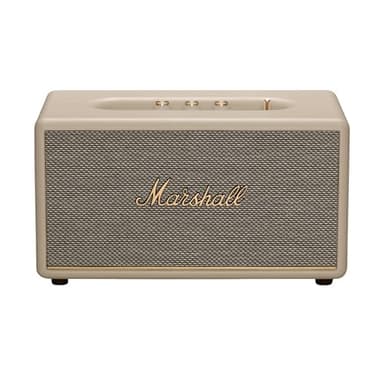 Marshall Stanmore III Bluetooth Home Speaker - Loud Stereo Sound with Bass and Treble Controls | Plug-in Powered | Record Player Compatible | RCA and 3.5 mm Aux Inputs - Cream - Image 1