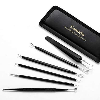 Blackhead Remover Pimple Popper Tool Kit - (6 Piece Kit) - Professional Stainless Pimples Comedone Extractor Removal Tool - Image 5