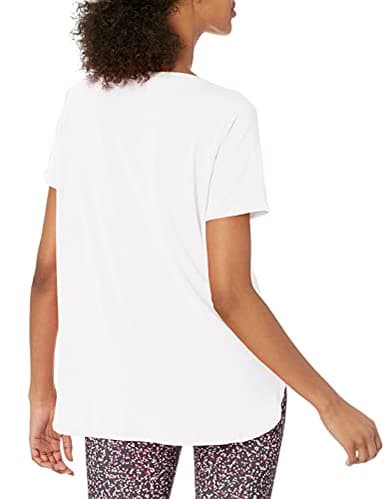Amazon Essentials Women's Studio Relaxed-Fit Lightweight Crewneck T-Shirt (Available in Plus Size), White, XX-Large - Image 3