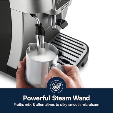 De'Longhi Magnifica Start Automatic Espresso Machine with Manual Milk Frother & Built in Grinder - 3 One-Touch Recipes, Easy-to-Clean, Home Barista Coffee Maker for Lattes, Cappuccino, Iced Coffee - Image 4