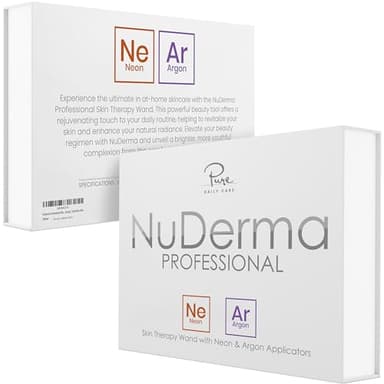 NuDerma Professional Skin Therapy Wand - Portable Skin Therapy Machine with 6 Neon & Argon Wands – Boost Your Skin – Clear Firm & Tighten - Image 7