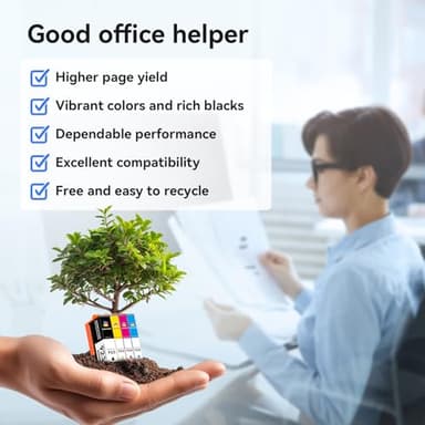 923 Ink Cartridges Combo Pack Replacement for HP 923 Ink Cartridges Work with OfficeJet 8120 8122e 8123 OfficeJet Pro 8130 8135e 8138e 8139e Printer Without Chip (4 Pack) - Image 7