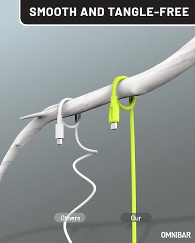 USB C to USB C Cable, 240W USB C Charger Cable Fast Charging for iPhone 16/15 iPad MacBook, Flow Silicone USB Type C Charger Cord for Galaxy S24 Pixel 9 Tablet Laptop JBL Switch GoPro (6FT,Lime Green) - Image 9