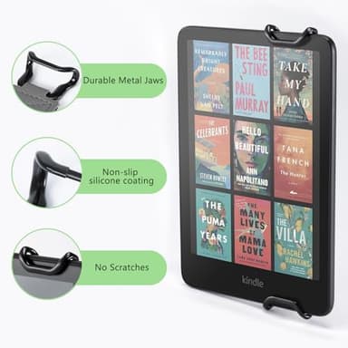 CoBak Secure Hand Strap for Kindle and Tablets - Versatile and Lightweight Finger Grip Holder for 6-7.5" Kindle/Kobo/Voyaga/Lenovo/Sony E-Book Tablet - High Elasticity, Sagegreen-1 - Image 7