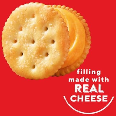 RITZ Cheese Sandwich Crackers, Lunch Snacks, 48 Snack Packs (6 Boxes, 6 Crackers Per Pack) - Image 5