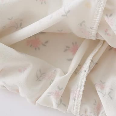 HILEELANG Toddler Girl Easter T-Shirt Leggings Outfit Set Summer Cotton Pink Flower Bunny Rabbit Leggings Spring Clothing Sets Size 7 - Image 6