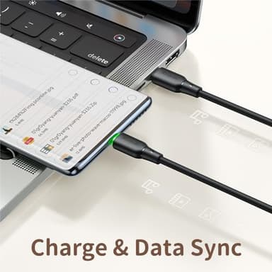 McDodo USB C to USB C Charger Cable PD 65W 4ft Type C Fast Charging Cord Soft Flow Material USBC Charger for iPhone 15/15 Pro/15 Plus/15 Pro Max,Galaxy S23 Ultra,iPad and More(Black) - Image 6