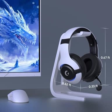 Gtheos Wireless Gaming Headset for ps5, ps4, Elden Ring, PC, Mac, Switch, Bluetooth 5.3 Gaming Headphones with Noise Canceling Microphone, 45H Battery, RGB Light, White - Image 9