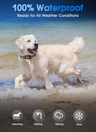 Smart Dog Bark Collar, Anti Barking Training Collar with 4 Training Modes, 5 Adjustable Sensitivity Levels, Waterproof and Magnetic Charging, Smart Bark Collar for Large Medium Small Dogs (Black) - Image 7