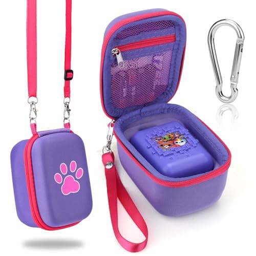 Mity rain Interactive Toy Digital Pet and Case Compatible with Bitzee, 3 in 1 Portable Holder for Hand/Neck/Bag Carrying with Storage Pocket, Electronic Pets Toys Accessories - Image 1