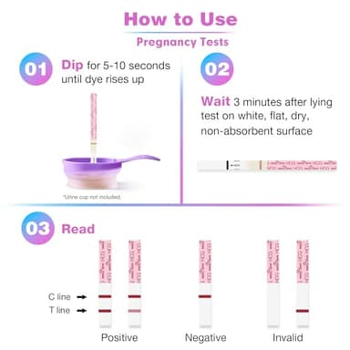 Easy@Home 50 Ovulation Test Strips and 20 Pregnancy Test Strips Combo Kit, (50 LH + 20 HCG)-Package May Vary - Image 8