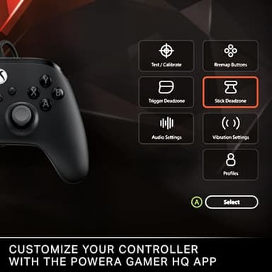 PowerA Advantage Plus Wired Controller for Xbox Series X|S - Black, officially licensed, adjustable height thumbsticks, hall effect, mappable buttons, works with Xbox One and Windows 10/11 PC - Image 9