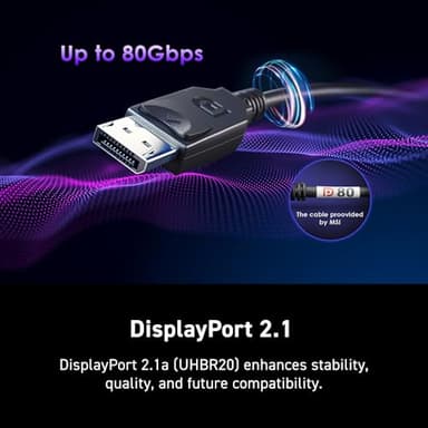 MSI MPG 322URX QD-OLED 32-inch 3840 x 2160 (UHD) Computer Monitor, 240Hz, Adaptive-Synch, HDMI, DP Port, VESA Mountable, Tilt, Speaker, 0.03ms, Black - Image 4