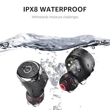 TOZO T10 Wireless Earbuds Bluetooth 5.3 Headphones, App Customize EQ, Ergonomic Design, 55H Playtime, Wireless Charging Case, IPX8 Waterproof Sound in-Ear Headset, 2025 New Version - Image 5