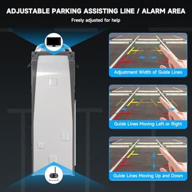 Wireless Backup Camera for Truck. Rv - Vehicle Backup Camera with 7'' 1080P HD Monitor - IP69 Waterproof Reverse Camera with BSD Alert and Night Vision for Car, Van, SUV, Trailer and Camper - Image 5