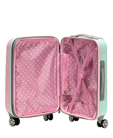 Rockland Melbourne Hardside Expandable Spinner Wheel Luggage, Mint, Carry-On 20-Inch - Image 12