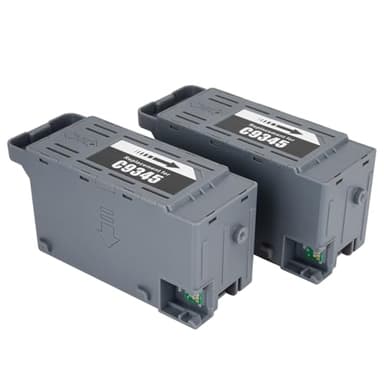 TKNCCC C9345 Ink Maintenance Box Tank for Epson ET-8550 ET-5800 ET-16650 ET-16600 ET-5850 ET-5880 ET-8500 WF-7820 WF-7840 WF-7310 EC-C7000 ST-C8000 ST-C8090 Printer(2PCS) - Image 1