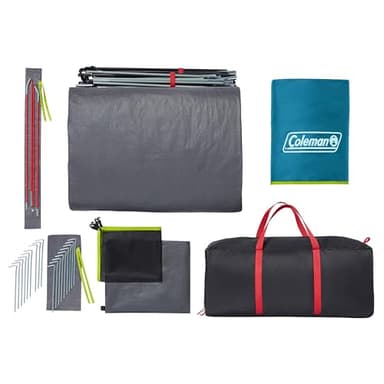 Coleman 4/6/8/10 Person Skydome Dark Room Tent with Rainfly, 5 Minute Setup, Blocks 90% of Sunlight, 20% More Headroom Than Traditional Tents - Image 7