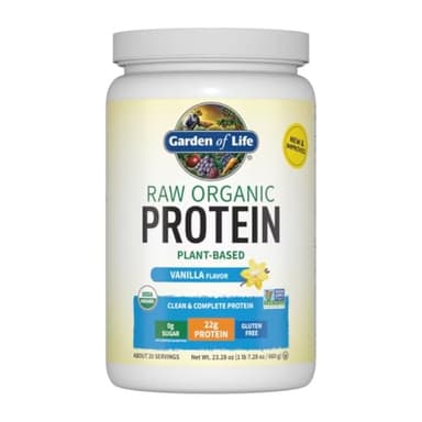 Garden of Life Protein Powder, Vegan Protein Powder, BCAA, Probiotics & Digestive Enzymes, Gluten & Lactose Free, Vanilla, 1.5 LB - Image 4
