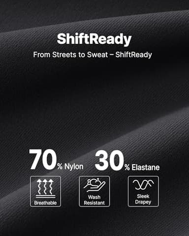 G4Free Black Dress Pants Women Yoga Pants with Pockets Stretch High Waist Work Pants Business Casual Workout Office Trousers (30",Black,L) - Image 2