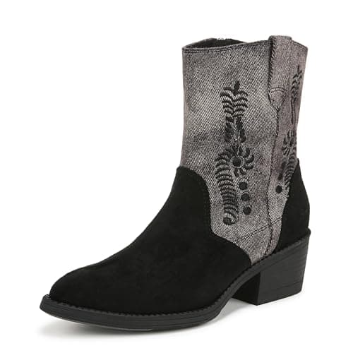 Blowfish Malibu Womens Rebel 2 Western Ankle Bootie Black/Charcoal 7.5 M - Image 1