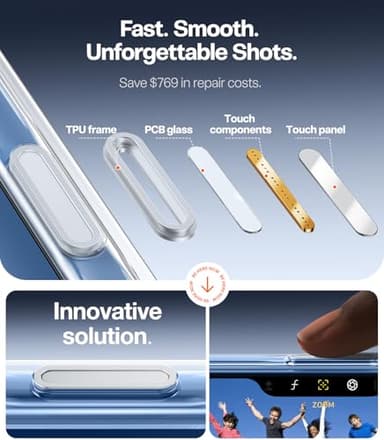 TORRAS Ostand Magnetic for iPhone 17 Case Clear, Fit for MagSafe, 3X Military Drop Protection, Camera Control, Slim Phone Case for iPhone 17 with Kickstand, Soft Edge, Anti Yellowing Cover 6.3", Clear - Image 5