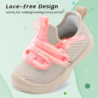 Centipede Demon Toddler Shoes Boys Girls Barefoot Shoes Kids Baby Breathable Walking Running Shoe Slip on Sneakers Lightweight Outdoor Athletic Tennis Shoe 3.5 Infant Beige - Image 2