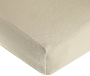 American Baby Company Heavenly Soft Chenille Fitted Crib Sheet 28" x 52", Warm and Cozy Neutral Chenille Sheet, Cream, for Boys and Girls, Fits Crib and Toddler Bed mattresses - Image 1
