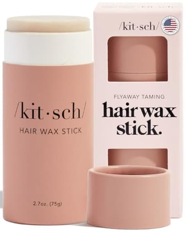 Kitsch Hair Wax Stick for Women & Men - No Residue Hair Finishing Stick for Flyaways, All Day Hold Styling Product for Smoothing Hair Strands, Hair Slick Back Stick, Anti-Frizz and Fly Away Hair Tamer - Image 1