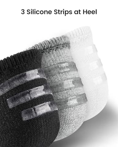 IDEGG No Show Socks Womens and Men Low Cut Anti-slid Athletic Running Novelty Casual Invisible Liner Socks - Image 5