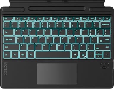 Microsoft Surface Pro 11 2024, 13-inch Touchscreen 2-in-1 Laptop, Snapdragon X Plus, 16GB, 512GB, with Inateck Bluetooth Backlit Keyboard with Touchpad & Pen Holder – 2-in-1 Laptop & Tablet (Black) - Image 2