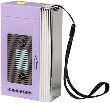 Crosley CR3047A-LN Mini Retro 80's Portable Bluetooth Speaker, Wireless with Microphone, Vintage, Lavender - Image 8