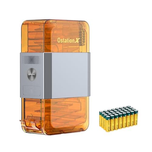 OLIGHT Ostation X Battery Charger Exclusively for Rechargeable AA NiMH Comes with 32 Batteries, 3 in 1 Design, Charging&Testing&Storage, No Polarity Check Needed, Bad Battery Detection, APP Control - Image 1