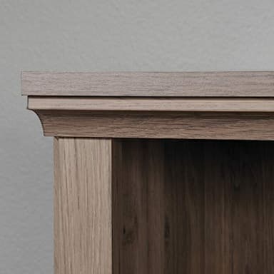 Sauder Miscellaneous Storage 3-Shelf Bookcase/ Book shelf, Salt Oak finish - Image 4