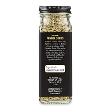 Watkins Organic Fennel Seeds, 1.8 oz, 1-Pack - Image 2
