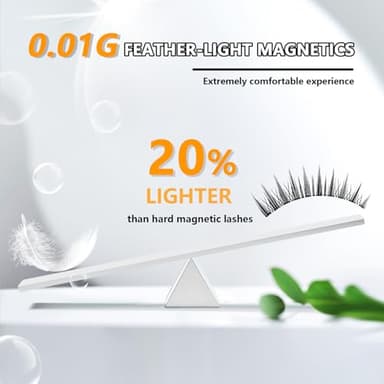 Magnetic Eyelashes With Applicato, Can Be Used Repeatedly, Natural Appearance, No Glue Required, Strong And Lightweight, Magnetic Lashes, Easy To Use - Image 3