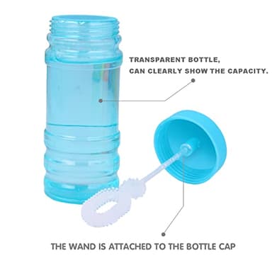 Bubbles 24 Pack Party Favor for Kids Bulk Bubble Solution Blowing Wand 2 Dozen Party Supplies Outdoor Toys Wedding Party Christmas Celebration Birthday Fun Gift - Image 4