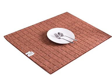 Microfiber Dish Towels - Soft, Super Absorbent and Lint Free Kitchen Towels - 8 Pack (Lattice Designed Brown Colors) - 26 x 18 Inch - Image 5