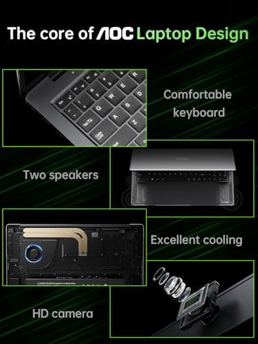 2025 AMD Laptop Computer with Ryzen 7 5700U (8C/16T, Up to 4.3GHz) Ryzen Laptop With Radeon RX Vega 8 Graphics Laptop 16GB RAM 512GB NVMe SSD, Win 11, 16.1 FHD Display, WiFi 6,53Wh Battery,HDMI,Webcam - Image 4