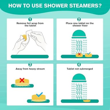 JoJowell Shower Steamers Aromatherapy - 18 Pack Birthday Gifts for Women, Organic Essential Oils, Self Care, Christmas Gifts for Women, Men, Mom, Teen, Relaxation Home SPA - Image 6