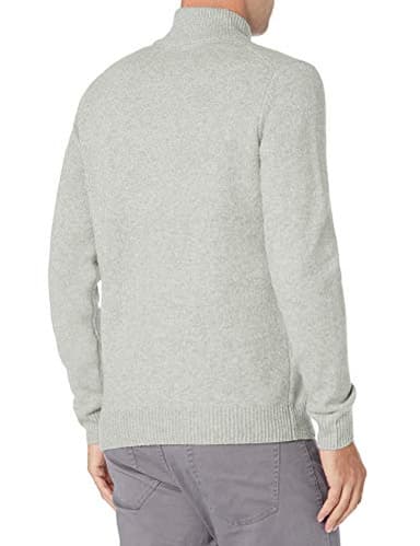 Amazon Essentials Men's Long-Sleeve Soft Touch Quarter-Zip Sweater, Light Grey, X-Large - Image 3