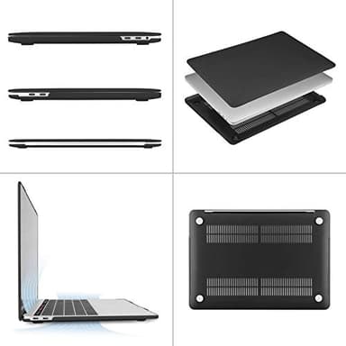 MOSISO Compatible with MacBook Pro 13 inch Case M2 2025, 2024, 2023, 2022-2016 A2338 M1 A2251 A2289 A2159 A1989 A1708 A1706 with/Without Touch Bar, Plastic Hard Shell Case Cover, Matte Black - Image 5