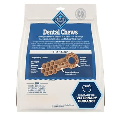 Blue Buffalo Dental Chews Small Natural Dog Treats, Chicken & Spearmint 22.6-oz Bag (56 Count) - Image 2