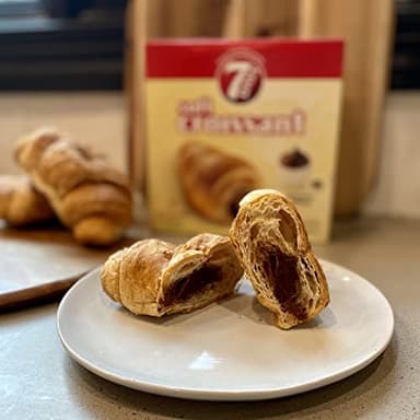 7Days Soft Croissant Variety Pack (24 Count), 12 Chocolate, 12 Vanilla, Breakfast Pastry, Individually Wrapped On The Go Snack (Pack of 24) - Image 4
