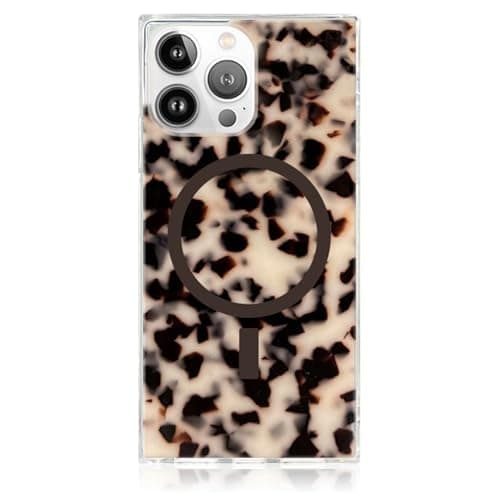 FLAUNT Official Square Protective Case - Compatible with iPhone 16 Pro - Compatible with MagSafe & Wireless Charging - Drop-Tested & Shockproof - (Blonde Tortoise Shell) - Image 1