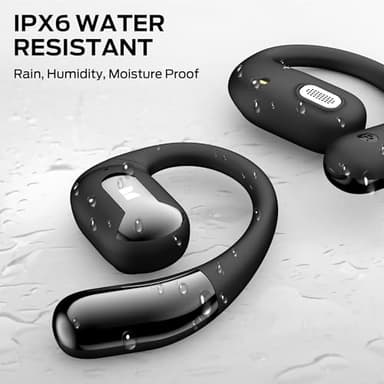 Monster Open Ear AC317 Headphones, Wireless Headphones with Stereo Sound, Bluetooth 5.4, 24H Playback, Crystal Clear Calls, Type-C Charging, Touch Control, Sweat Resistant Open Ear Wireless Earbuds - Image 8