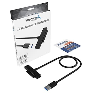 SABRENT SATA to USB Cable - USB 3.0 to 2.5” SATA I/II/III Hard Drive Adapter - External Converter for SSD/HDD Data Transfer (EC-SSHD) - Image 8