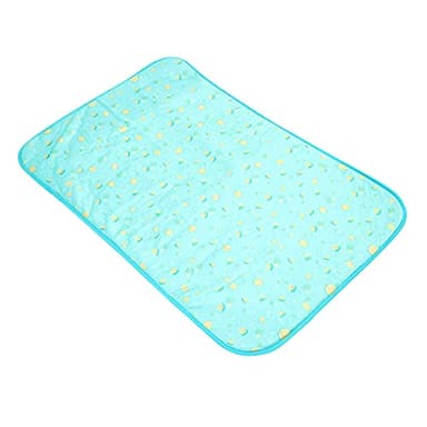 SEIS Dog Ice Pad Ice Silk Cats Kennel Mat Pet Cooling Pad Summer Cool Bamboo Mat Breathable Pad (Blue Fruit, L - Image 8