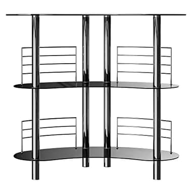Winsome Martini Wine Storage, Black/Metal - Image 7