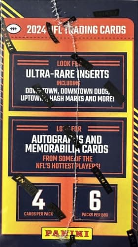2024 Donruss OPTIC Football Series Blaster Box with 3 EXCLUSIVE Rated Rookies Purple Shock Cards and Chance for Jayden Daniels Rookies, Ultra Rare Downtown Inserts, Autographs and Memorabilia Cards - Image 4